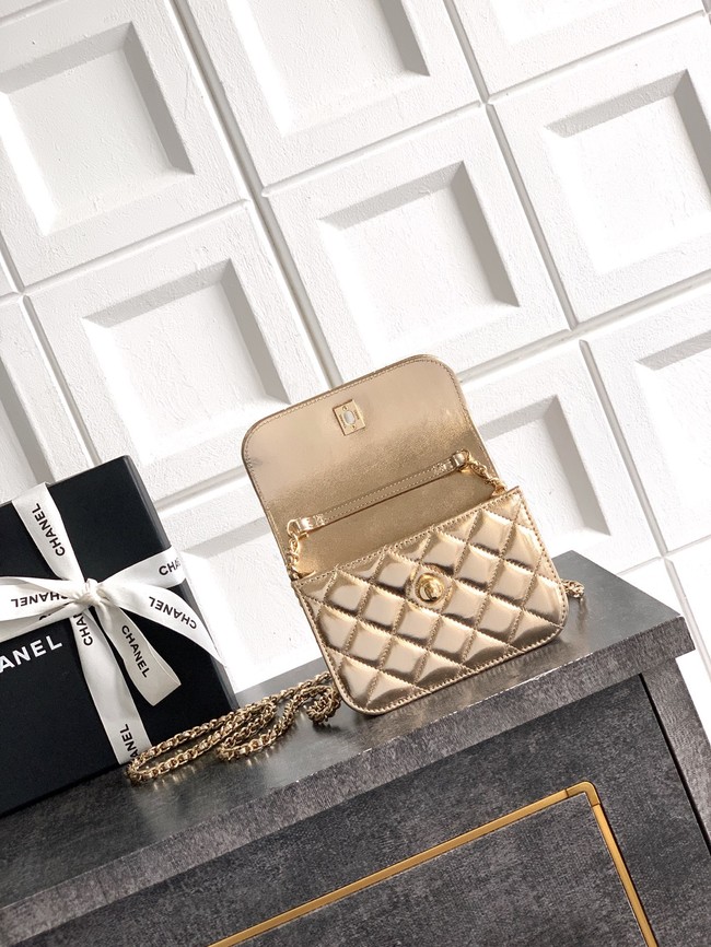 Chanel Clutch With Chain AP4975 Light Golden
