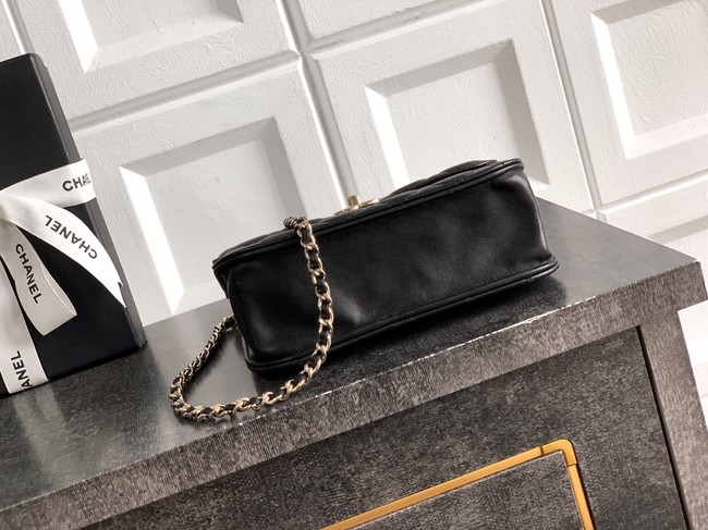 Chanel Mini Flap Bag with Top Handle AS5984 black