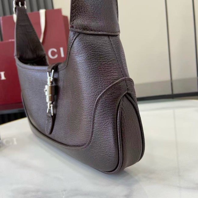 Gucci Jackie Slim medium shoulder bag 863137 dark brown