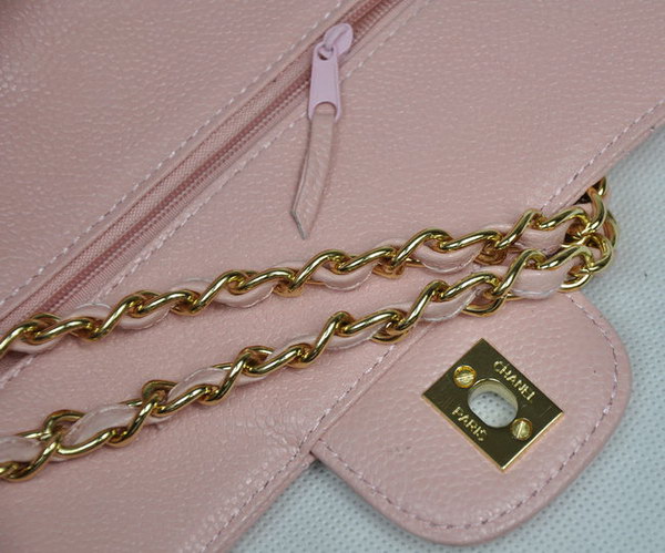 Chanel 2.55 Quilted Flap Bag 1112 Pink with Gold Hardware