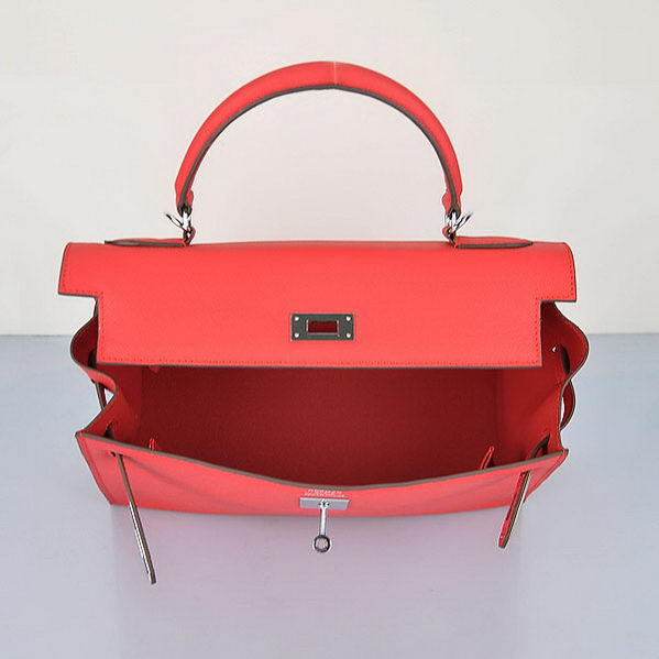 Hermes Kelly 32cm Bags Togo Leather Light Red