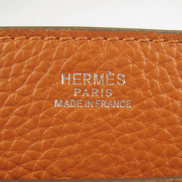 Hermes Orange Cow Leather Messenger Bags H2811