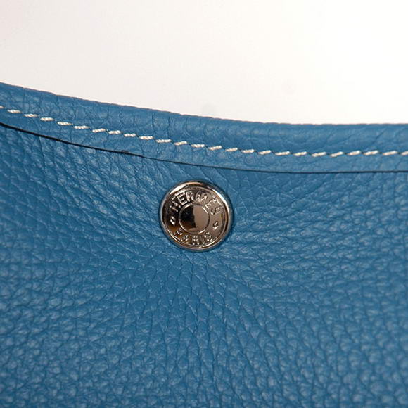 Hermes Garden Party 36CM Bag Clemence Blue