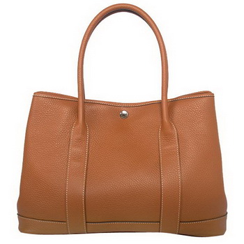 Hermes Garden Party 36CM Bag Clemence Camel