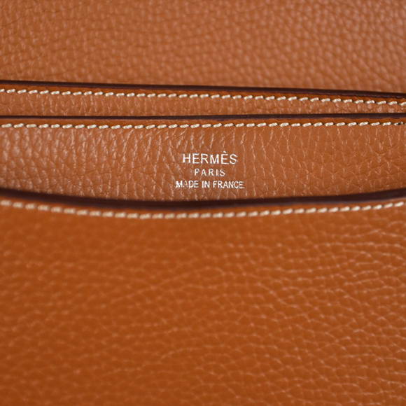 Hermes Sac Depeche 38cm Briefcase Clemence Camel