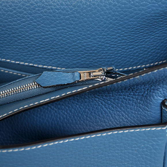 Hermes Steve 32CM Mens Bag Clemence Blue