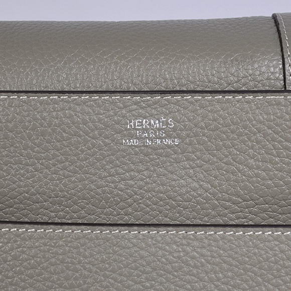 Hermes Steve 32CM Mens Bag Clemence Grey