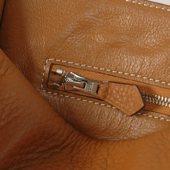 Hermes Steve 35CM Messenger Bag Clemence Leather Camel