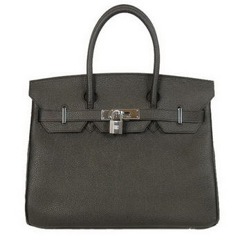 Hermes Birkin 30CM Tote Bags Smooth Togo Leather Black