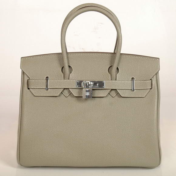 Hermes Birkin 30CM Tote Bags Smooth Togo Leather Khaki