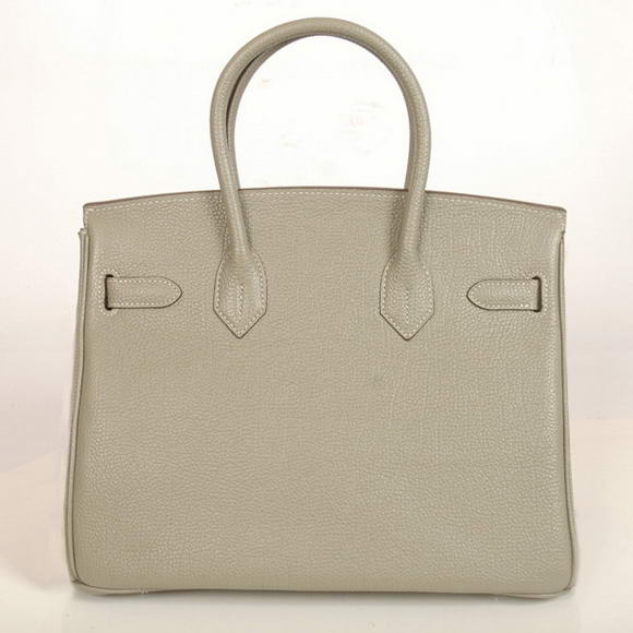 Hermes Birkin 30CM Tote Bags Smooth Togo Leather Khaki