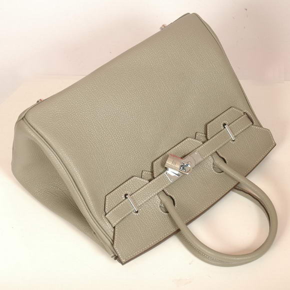 Hermes Birkin 30CM Tote Bags Smooth Togo Leather Khaki