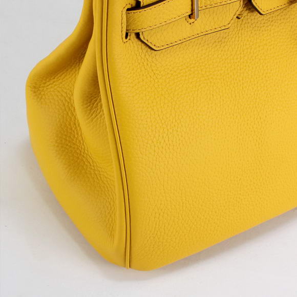 Hermes Birkin 35CM Togo Leather Handbag 6089 Yellow Golden