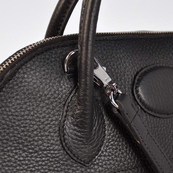 Hermes Bolide 31CM Tote Bags Clemence H1031 Black