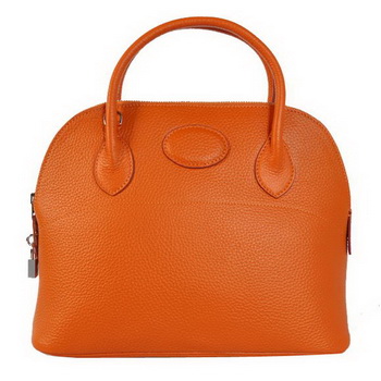 Hermes Bolide 31CM Tote Bags Clemence H1031 Orange