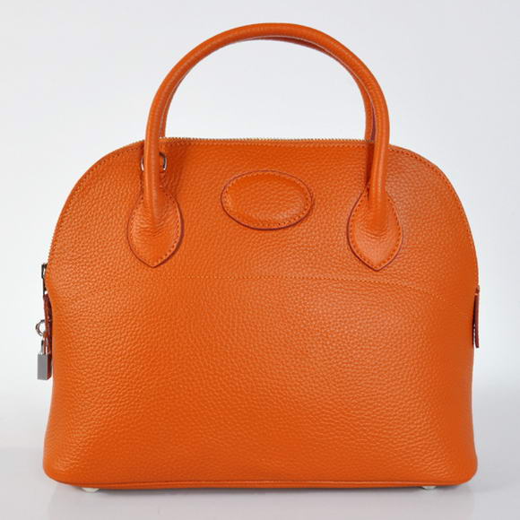 Hermes Bolide 31CM Tote Bags Clemence H1031 Orange