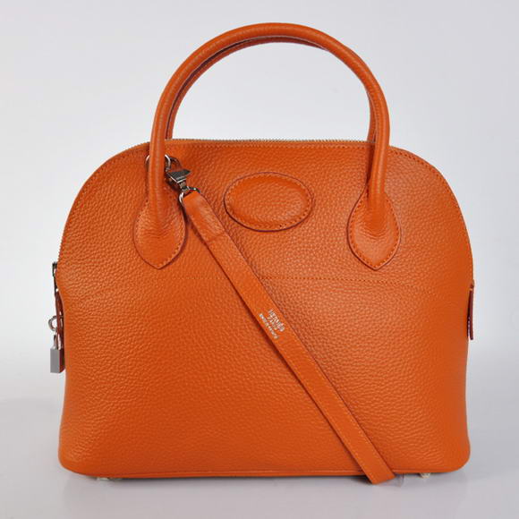 Hermes Bolide 31CM Tote Bags Clemence H1031 Orange