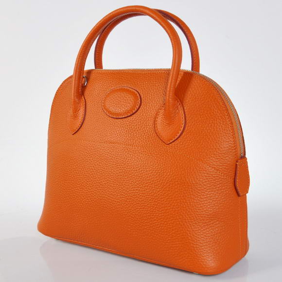 Hermes Bolide 31CM Tote Bags Clemence H1031 Orange