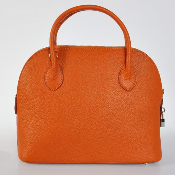 Hermes Bolide 31CM Tote Bags Clemence H1031 Orange