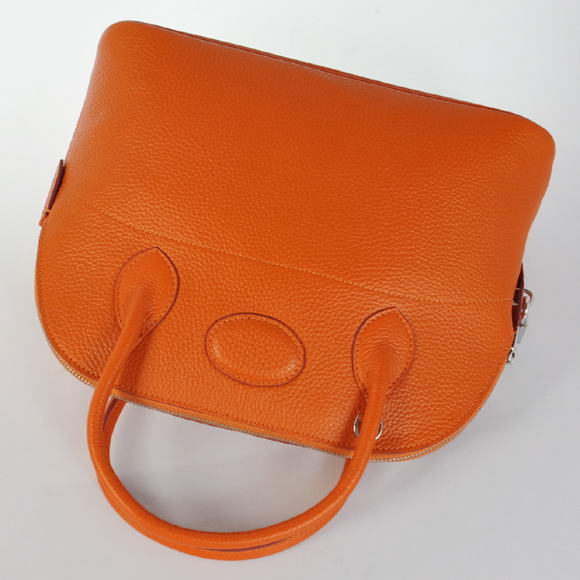 Hermes Bolide 31CM Tote Bags Clemence H1031 Orange