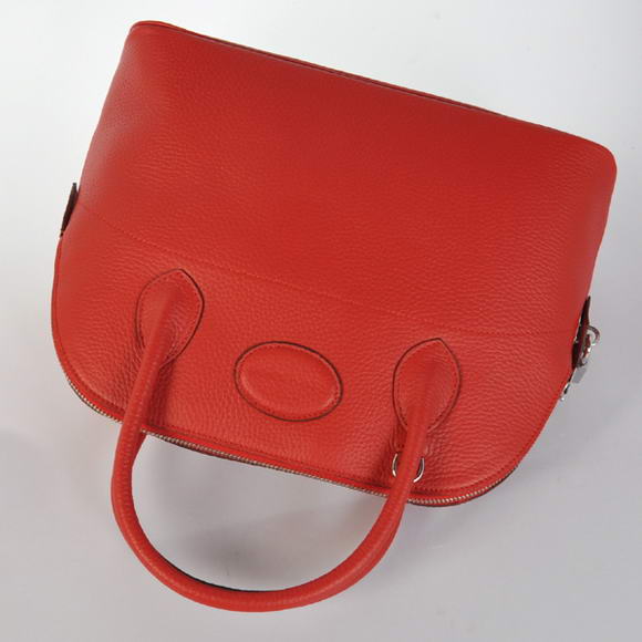 Hermes Bolide 31CM Tote Bags Clemence H1031 Red