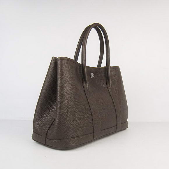 Hermes Garden Party Bag Dark Coffee