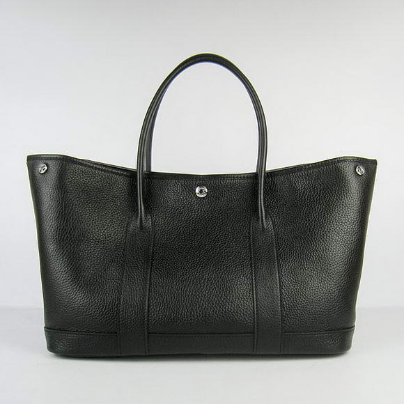 Hermes Jumbo Garden Party Bag Black