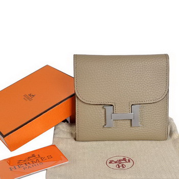 Hermes Constance Wallets Togo Leather A608 Dark Grey