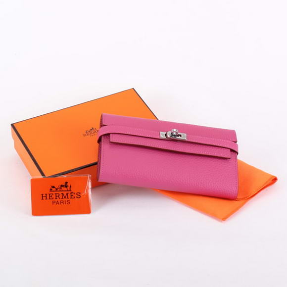 Hermes Kelly Bi-Fold Wallet A708 Roseo Hermes Kelly Bi-Fold Wallet A708 Roseo