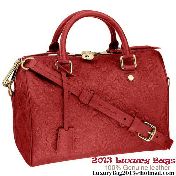 Louis Vuitton Monogram Empreinte Speedy Bandouliere 25 M40758