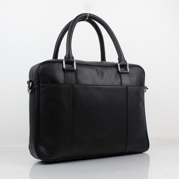 Prada BL0791 Saffiano Calf Leather Top Handle Bag Black