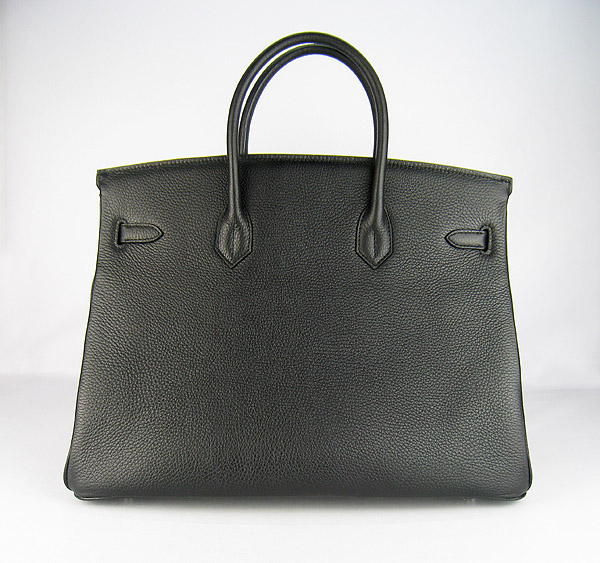 Hermes Birkin 40CM Togo Bag Black 6099 Silver