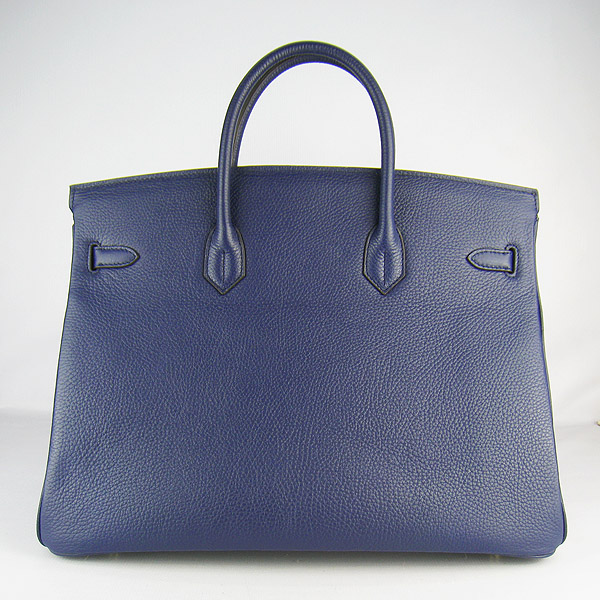 Hermes Birkin 40CM Togo Bag Dark Blue 6099 Gold