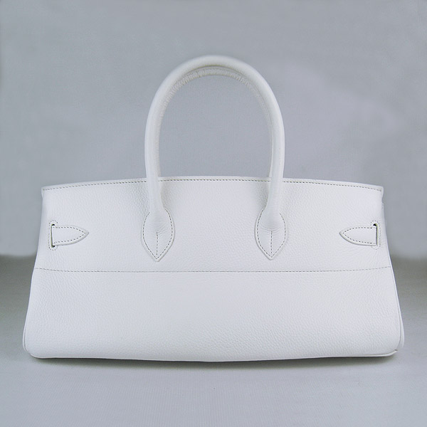 Hermes Birkin 6109 Togo Leather Bag White 42cm Gold