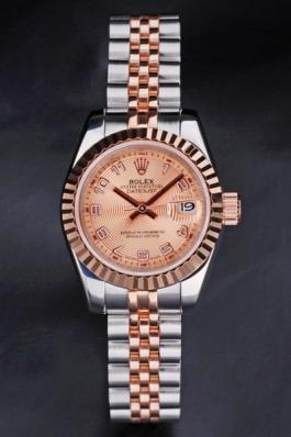 Rolex Datejust 18k Rose-Gold Plated Steel 25mm Watch-RD3754