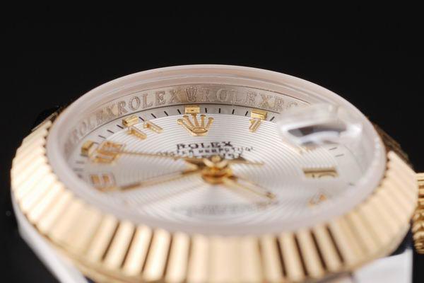 Rolex Datejust Mechanism Golden White Surface Watch-RD2459 Rolex Datejust Mechanism Golden White Surface Watch-RD2459