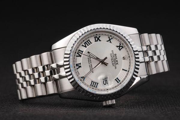Rolex Datejust Silver&White Surface Cutwork Watch-RD2391 Rolex Datejust Silver&White Surface Cutwork Watch-RD2391