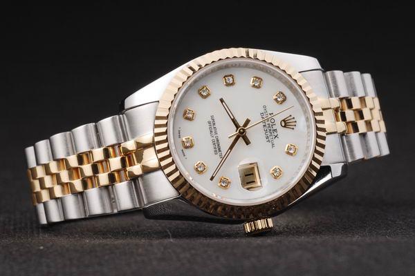 Rolex Datejust Stainless Steel White Surface Watch-RD2382 Rolex Datejust Stainless Steel White Surface Watch-RD2382