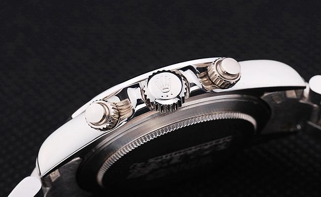 Rolex Daytona Mechanism Silver Bezel&Black 39mm Watch-RD4014 Rolex Daytona Mechanism Silver Bezel&Black 39mm Watch-RD4014