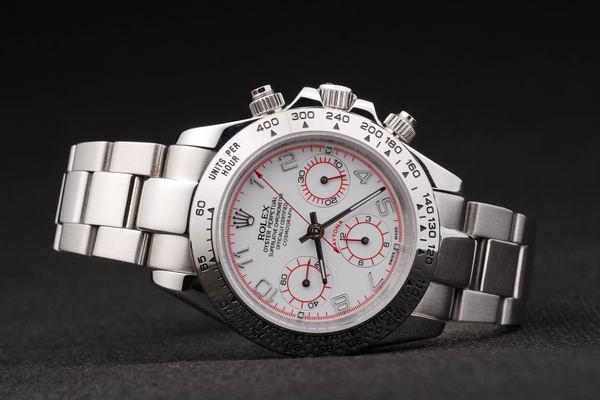 Rolex Daytona Mechanism White Stainless Steel Watch-RD4029 Rolex Daytona Mechanism White Stainless Steel Watch-RD4029