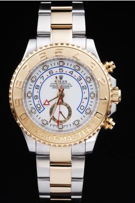 Rolex Yacht-Master II Golden Bezel&White Surface Watch-RY3331