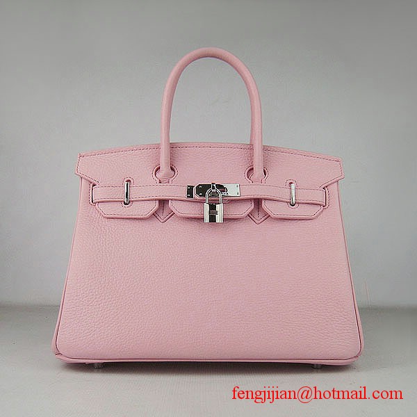 Hermes Birkin 30cm Togo Leather Bag Pink 6088