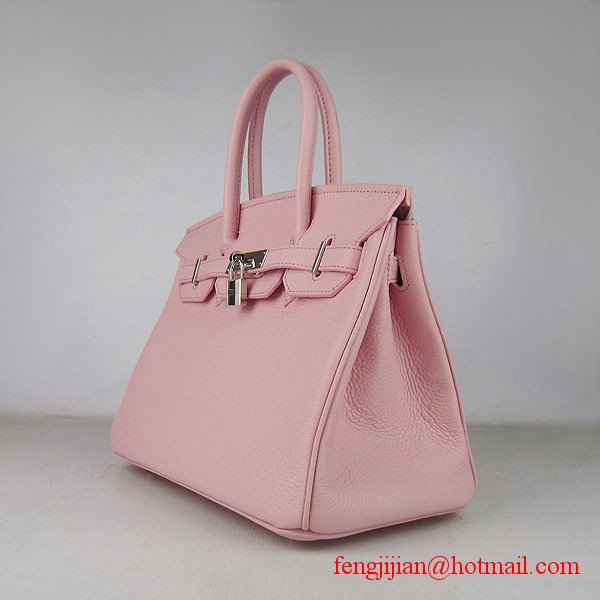 Hermes Birkin 30cm Togo Leather Bag Pink 6088