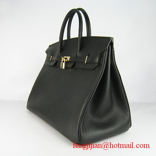 Hermes Birkin 40cm Togo Bag Black 6099