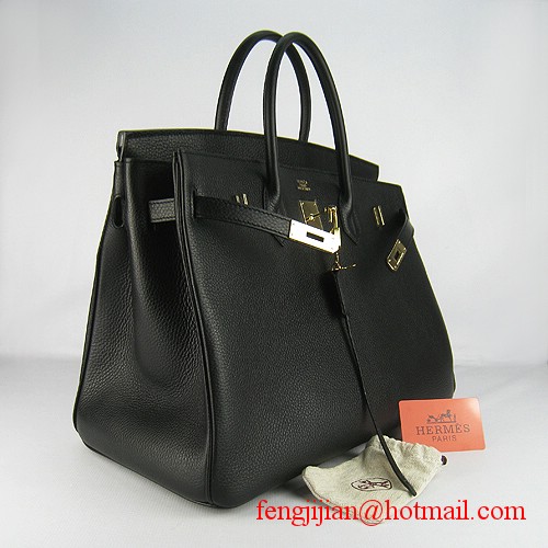 Hermes Birkin 40cm Togo Bag Black 6099