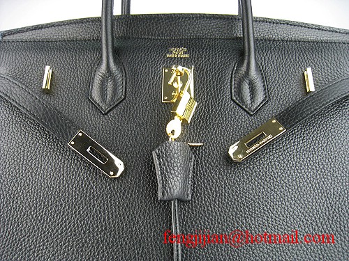 Hermes Birkin 40cm Togo Bag Black 6099