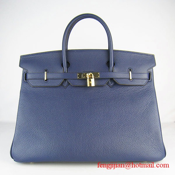 Hermes Birkin 40cm Togo Bag Dark Blue 6099