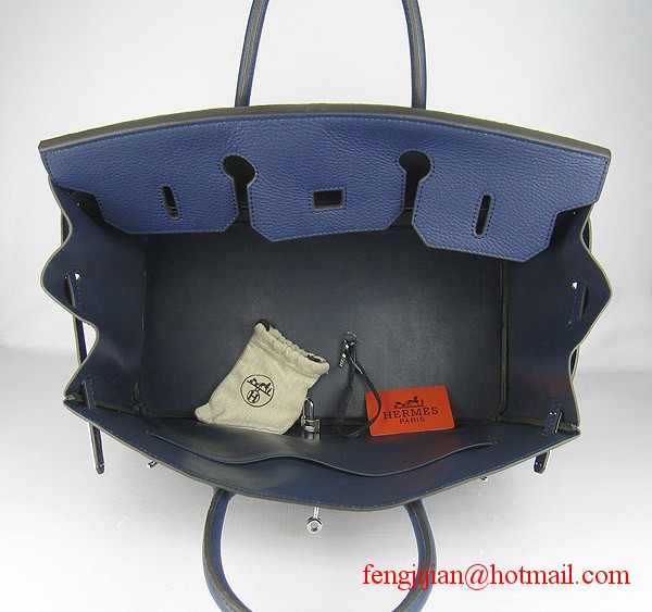 Hermes Birkin 40cm Togo Bag Dark Blue 6099