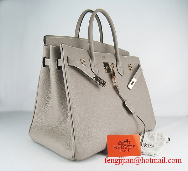 Hermes Birkin 40cm Togo Bag Grey 6099