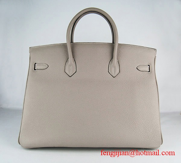 Hermes Birkin 40cm Togo Bag Grey 6099